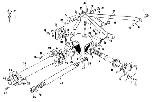 Gearbox and Hitch Agric AL AL Series Agric